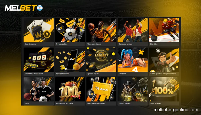 Melbet ofrece grandes bonos a los jugadores en Argentina
