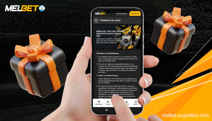 Bonos de bienvenida disponibles en la app Melbet