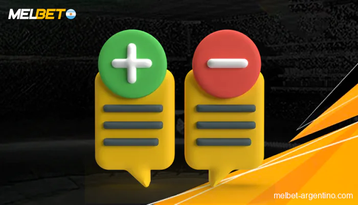 Ventajas y desventajas clave de usar la app móvil de Melbet Argentina