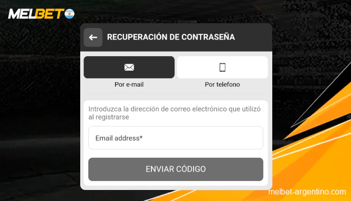 Pasos para recuperar tu contraseña de Melbet Argentina rápidamente