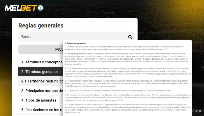 Requisitos para registrarse y razones para el bloqueo de cuenta